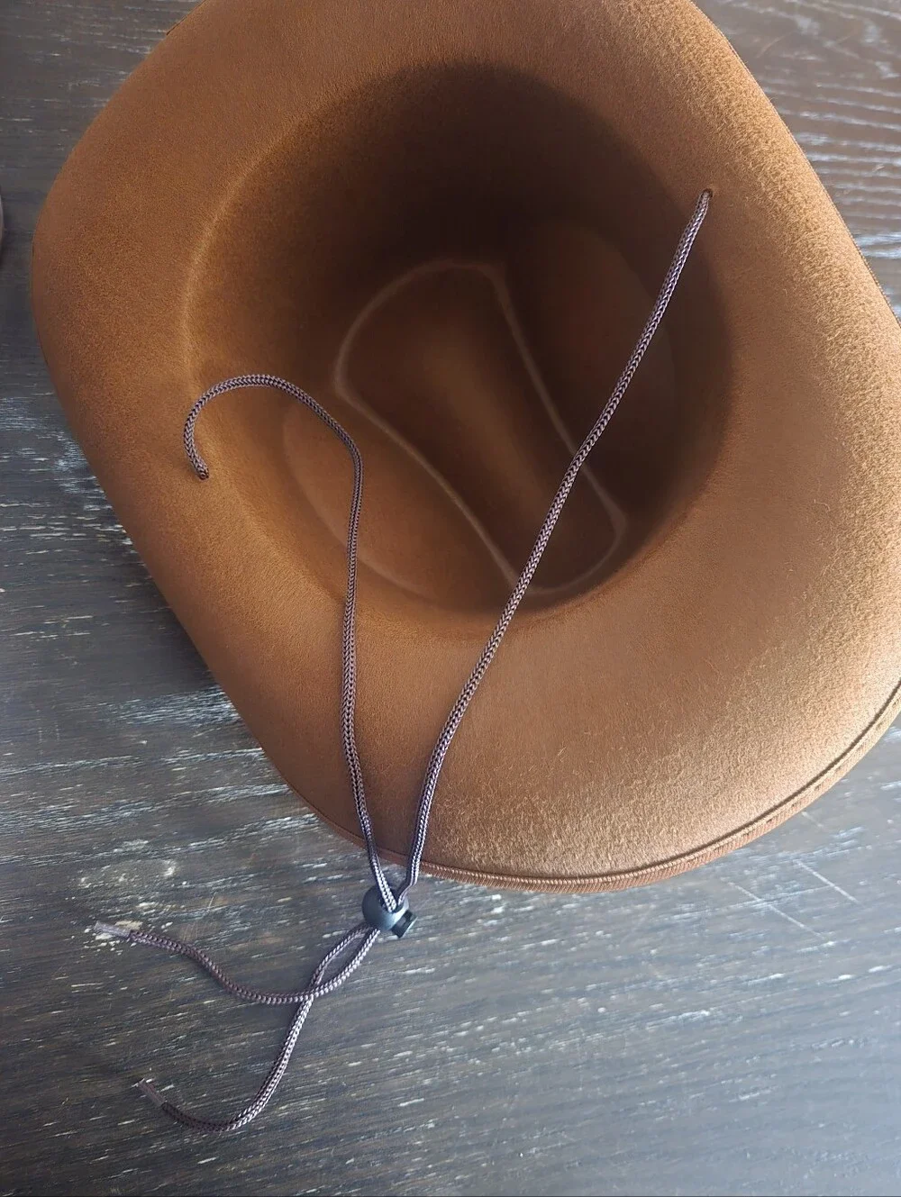 Men's Brown Felt Cowboy Hat - Classic Western Style